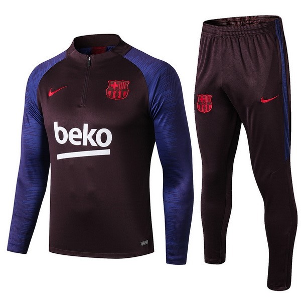 Chandal Niños Barcelona 2019-20 Rojo Marino Purpura